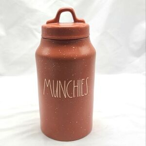 Rae Dunn Artisan Collection Munchies Canister 9.5 in. Height